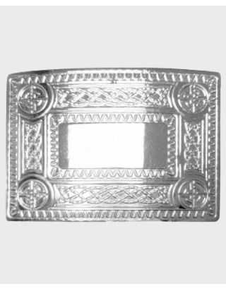 Silver Celtic Knot Belt Buckle
